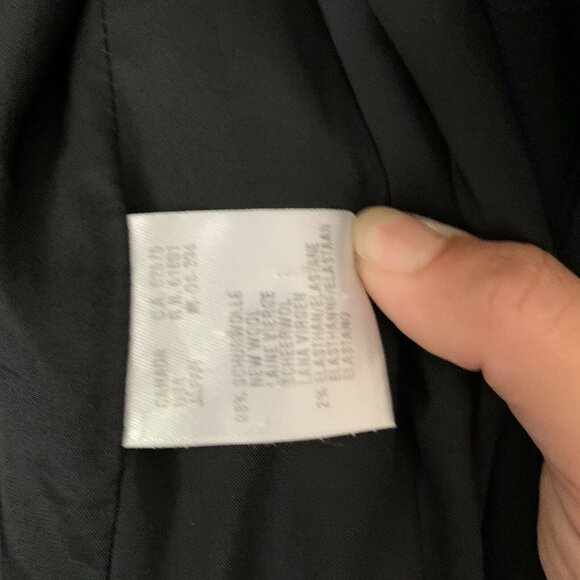 Escada 2 Dark Navy Gold Rivets Tailored Blazer - Picture 6 of 11